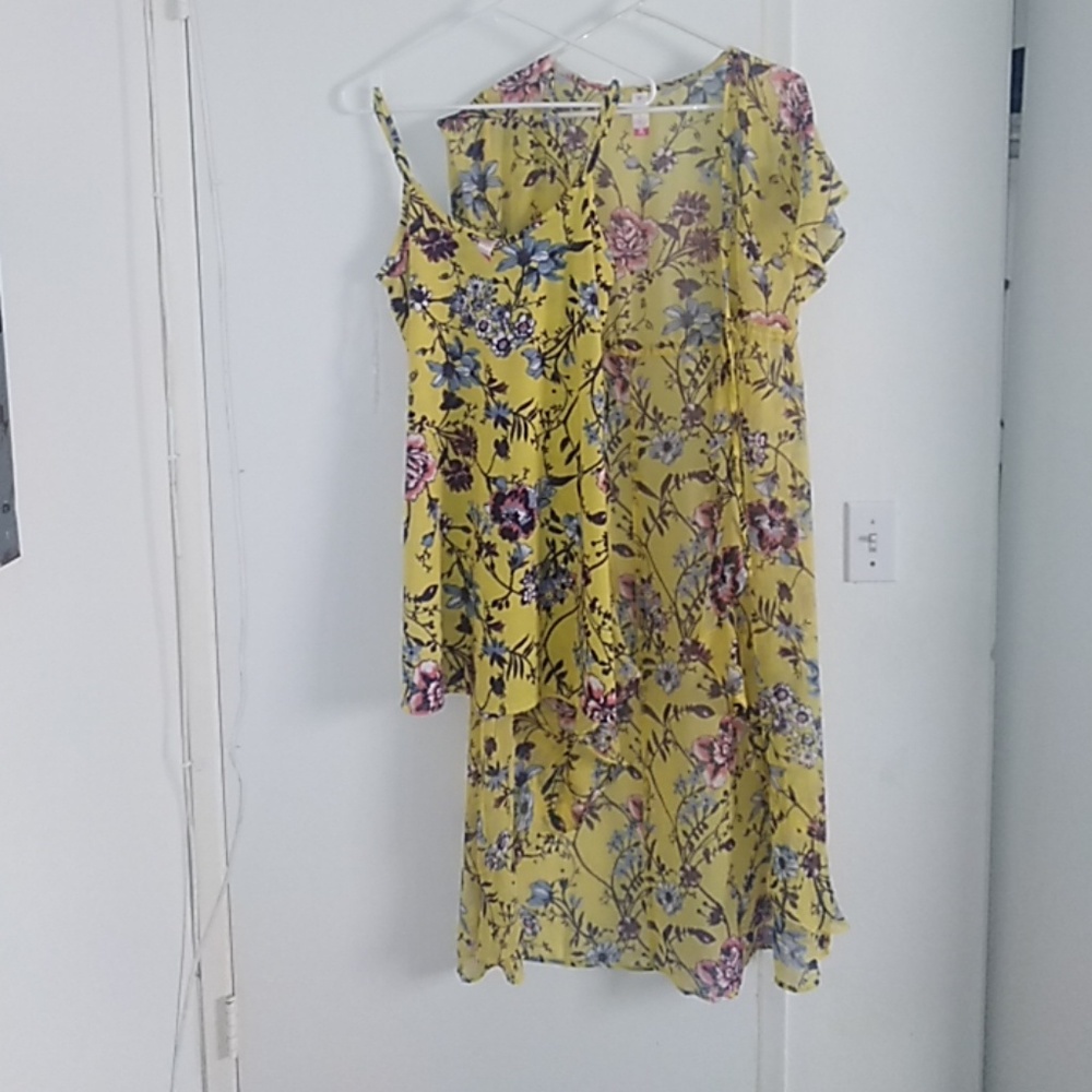 Dress and a cardigan